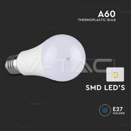 V-TAC LED žiarovka A60 8,5W E27 806lm 3000K (SKU:217260) VT-2099