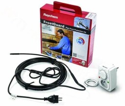 Samoregulačný vykurovací set FrostGuard, 6m, s 2m pripojovacím káblom a termostatom 1244-015738
