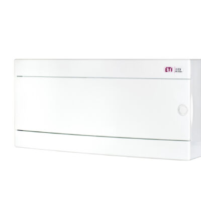 Rozvodnica ETI ECT1x24PO nad omietku 24-modulová biele dvierka (001100283)