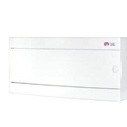 Rozvodnica ETI ECT1x24PO nad omietku 24-modulová biele dvierka (001100283)
