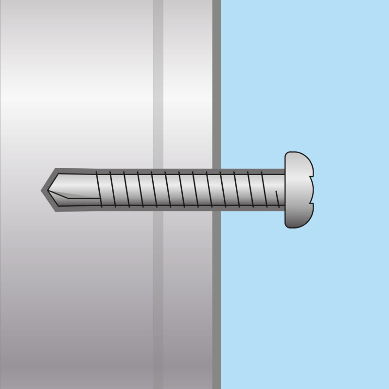 Skrutka do plechu 4,2x19mm 60ks/balenie 04806
