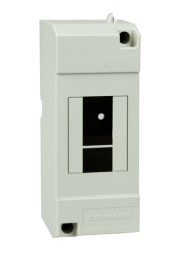 Schrack IM009010 Nástenná skrinka IP40, pre 2 moduly, 1-rad, bez dvierok , plombovací kryt