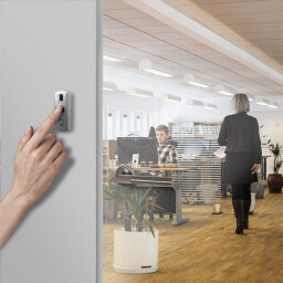 Výstupné tlačidlo "EXIT" s LED podsvietením Qoltec 52451