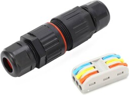 Spojka s bezskrutkovou svorkou CDF-200/3 3p 0,5-4mm² 5-8mm IP65 (L904X)
