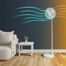 Prenosný ventilátor teleskopický , s akumulátorom BW2052