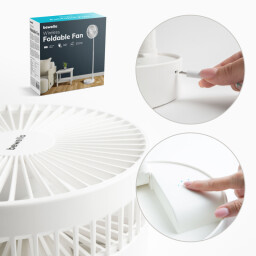 Prenosný ventilátor teleskopický , s akumulátorom BW2052