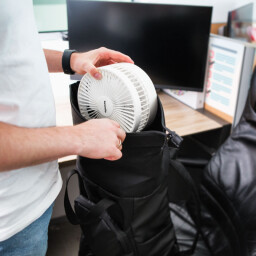 Prenosný ventilátor teleskopický , s akumulátorom BW2052