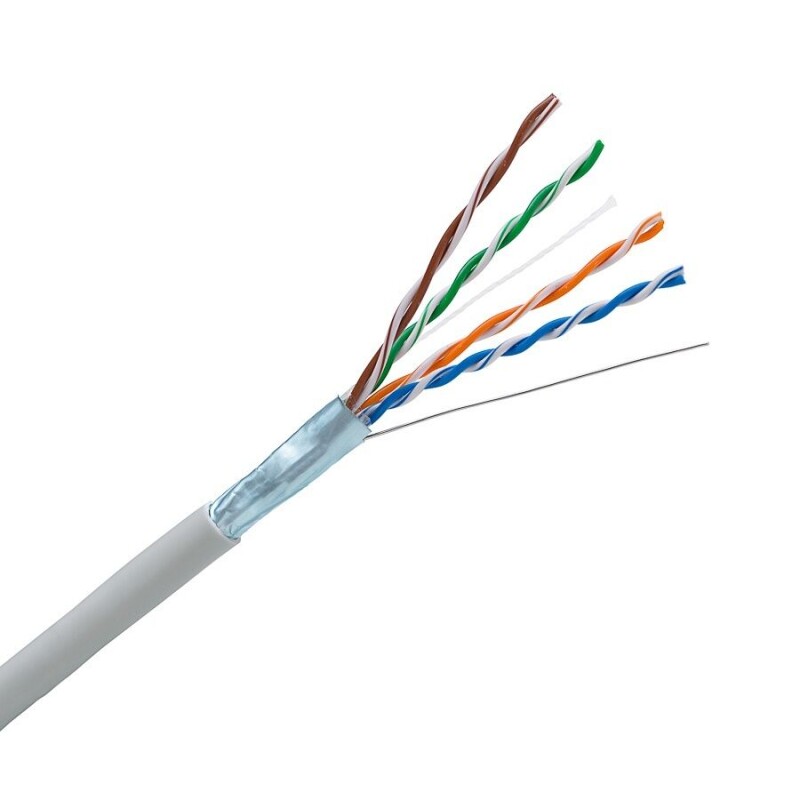 Kábel Emiter Net FTP (F/UTP) kat.5e 350MHz, drôt 4x2x24 AWG, PVC K/EMITERNET-FTP5E (predaj len celé balenie 305m!)