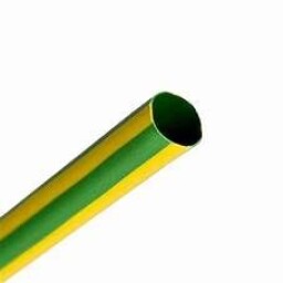 Zmršťovacia hadica ET100 12273095G/V - 9,5/4,7mm 1m - žlto/zelená bužírka