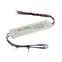 Zdroj LED LPH-18-12 - 18W 230Vac/12Vdc MEAN WELL