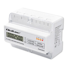 Digitálny elektromer Qoltec 50978 DIN 3-fázový 3x230/400V 100A