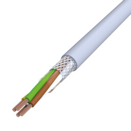 Kábel ohybný ovládací LiYCY 2x0,75 mm² šedý