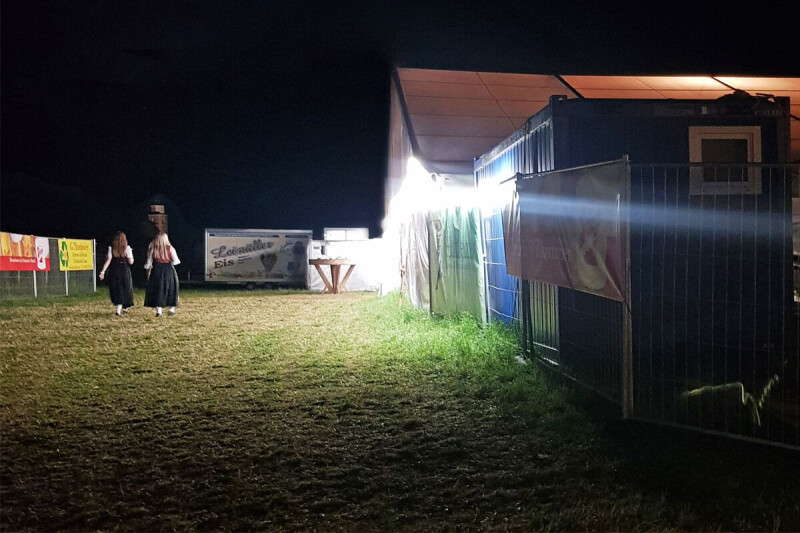 Pracovné svietidlo FlexLED 2-stranný LED svetelný pás na káblovej cievke 10m 230V 130W 4000K (841073)