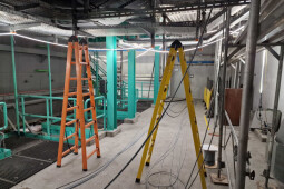 Pracovné svietidlo FlexLED 2-stranný LED svetelný pás na káblovej cievke 10m 230V 130W 4000K (841073)