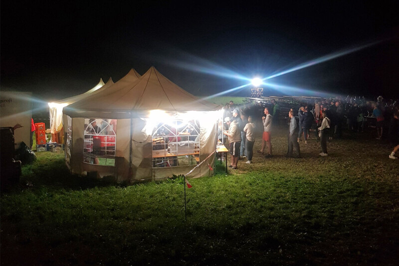 Pracovné svietidlo FlexLED 2-stranný LED svetelný pás na káblovej cievke 25m 230V 325W 4000K (841060)