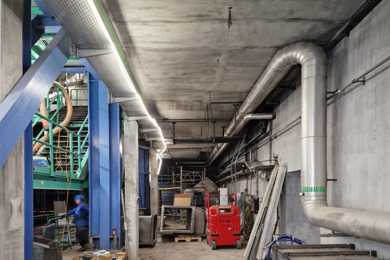 Pracovné svietidlo FlexLED 2-stranný LED svetelný pás na káblovej cievke 25m 230V 325W 4000K (841060)