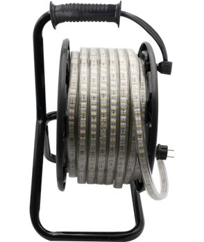 Pracovné svietidlo FlexLED 2-stranný LED svetelný pás na káblovej cievke 25m 230V 325W 4000K (841060)