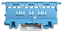 Upevňovací adaptér na DIN lištu 221-500/000-006 (pre svorky 221-41X) modrý WAGO