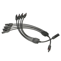 Rozbočenie MC4 1x samec 4x samica 30cm (D282C)