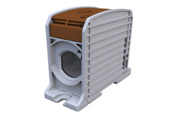 Skrutková svorkovnica SIMBLOCK 81301015 STB 300 hnedá Al/Cu DIN 1P , 150-300mm² , 2 otvory