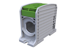 Skrutková svorkovnica SIMBLOCK 81301005 STB 300 zelená Al/Cu DIN 1P , 150-300mm² , 2 otvory