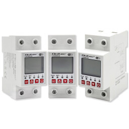 Merač spotreby el.energie Qoltec 50990 2DIN , časovač , Wifi relé (Tuya)