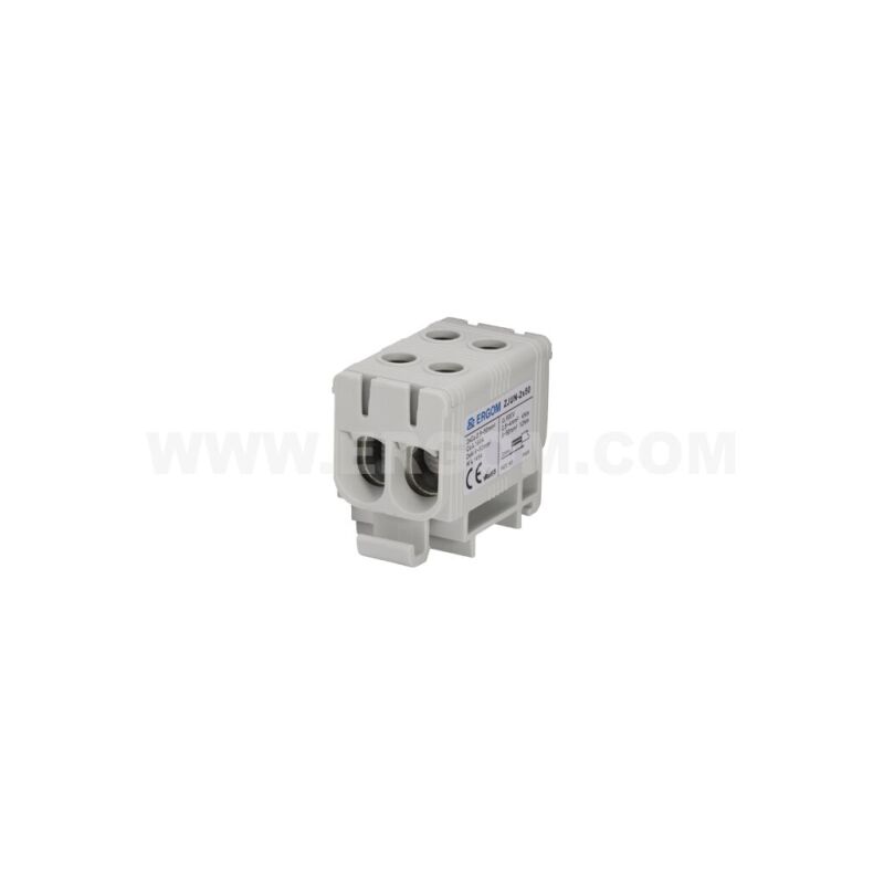 Univerzálna radová svorka ZJUN-2x50 R34RR-07010021103 Al/Cu 2,5÷50mm² DIN, sivá