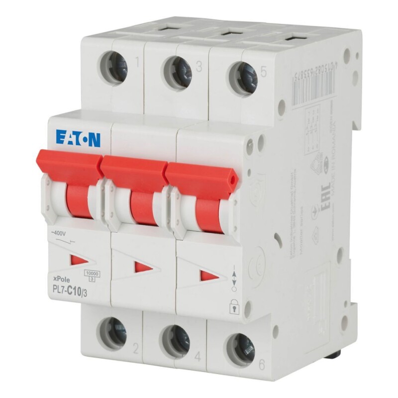 Istič Eaton 263407 PL7-C10/3 (10kA)