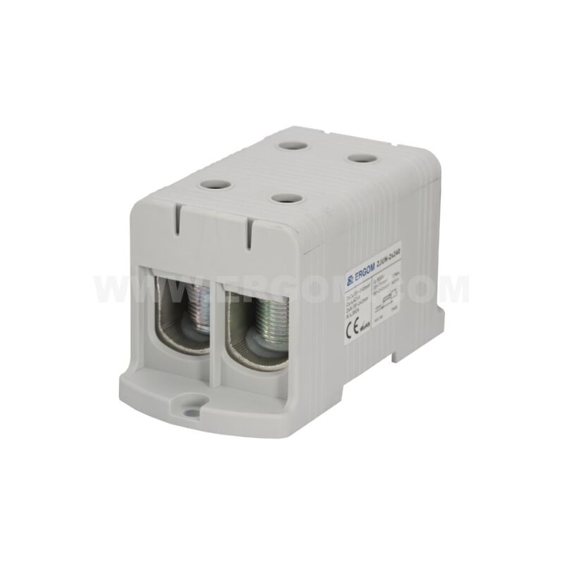 Univerzálna radová svorka ZJUN-2x240 R34RR-07010021701 Al/Cu 35÷240mm² DIN, sivá