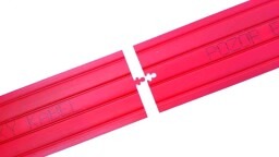 Krycia platňa do výkopu DEKAB 250/2 1m PVC "POZOR ELEKTRICKÝ KÁBEL" červená