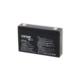 VIPOW BAT0207 UPS Gélový akumulátor 6V 7Ah