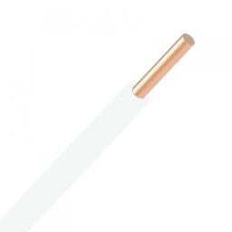 Vodič pevný H07V-U 1x1,5 mm² biely 750V (CY) kruhy 100mt.