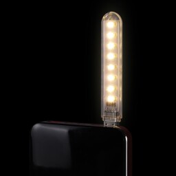 USB Svietidlo 8LED 3000K (T631E)