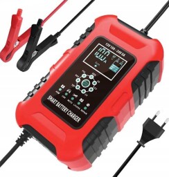 Nabíjačka akumulátorov s automatikou CARSPA CFG12/24-10 pre Pb a LiFePO4 7-etapová 10A/12V (G825)
