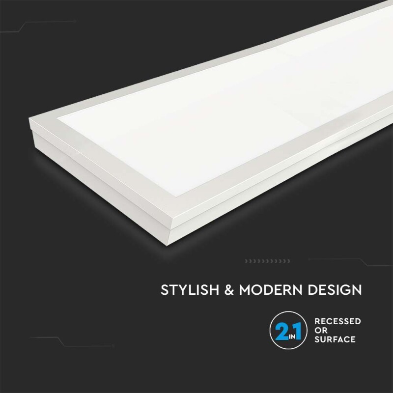 LED panel 1200x300mm 40W 4400lm 4000K V-TAC (216625) VT-6147