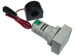 Voltmeter/Ampérmeter AD101-22VAMS panelový MP 60-500VAC +0-100AAC, zelený (R058H)