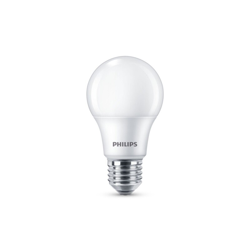 Philips LED žiarovka Ecofit, LEDbulb, A60, 8-60W, E27, 4000K, 806lm, CRI 80, 10000 h, Plast, 872110305764800