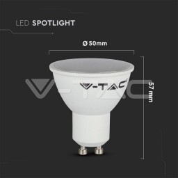 V-TAC LED žiarovka GU10 5W SMD 380lm 3000K (1685) VT-1975