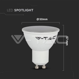 V-TAC LED žiarovka GU10 5W SMD 380lm 3000K (211685) VT-1975