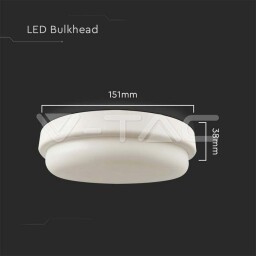 V-TAC Exteriérové svietidlo LED 12W 1160lm 4000K (10196) VT-8095