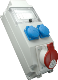 Zásuvková rozvodnica ROS 5/x-10 , 1x32A/400V/5p+2x16A/250V (ref.č. 10006768.00)