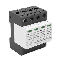 Prepäťová ochrana Qoltec 52588 AC 4-pólová , 40kA , T2/C , 420V