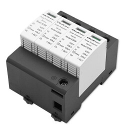Prepäťová ochrana Qoltec 52588 AC 4-pólová , 40kA , T2/C , 420V