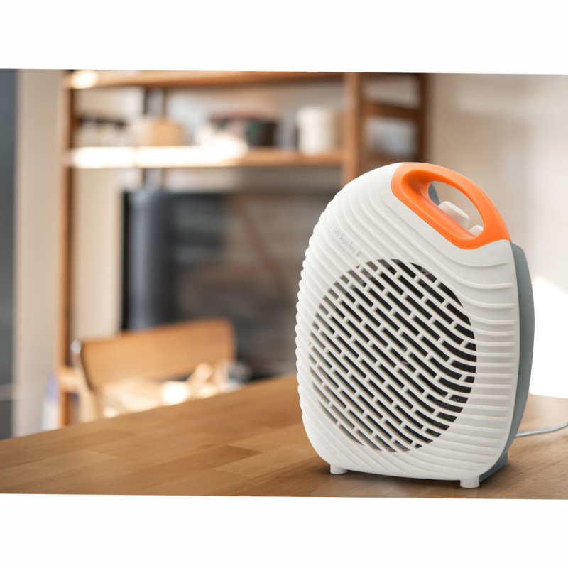 Multifunkčný ohrievač s ventilátorom bielo-oranžový 1800/2000W (51113A)