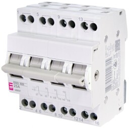 Vypínač SSQ 440 002421445 modulárny prepínač 1-0-2 40A 4-pól.