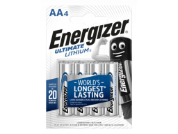 Batéria Energizer Ultimate Lithium L91 AA FR6/LR6 4ks/bal. EAN:7638900262643
