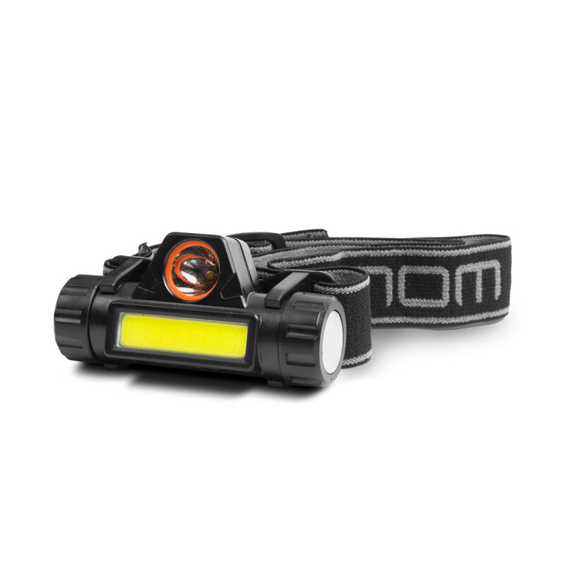nabíjateľná čelovka COB+SMD LED 2-svetelné módy 120lm 18616B