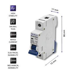 Istič Qoltec 52602 B10 1P