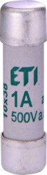 Válcová poistka ETI 002621008 CH10x38 aM 12A/500V