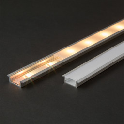 41011M2 - Kryt LED hliníkového profilu (lišty) 2000mm - opál 